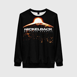 Свитшот женский Nickelback: No Fixed Addres, цвет: 3D-черный