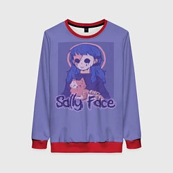 Свитшот женский Sally Face: Violet Halo, цвет: 3D-красный