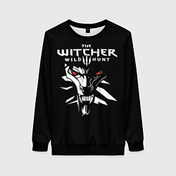 Свитшот женский The Witcher 3: Wild Hunt, цвет: 3D-черный
