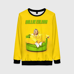 Женский свитшот Billie Eilish: Yellow Mood