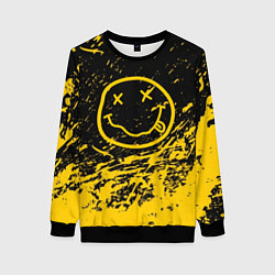 Свитшот женский NIRVANA, цвет: 3D-черный