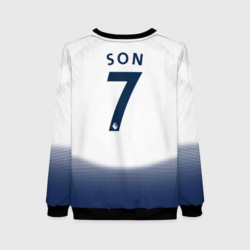 Женский свитшот FC Tottenham: Son Home 18-19 / 3D-Черный – фото 2