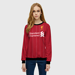 Свитшот женский FC Liverpool: Shaqiri Home 19-20, цвет: 3D-черный — фото 2