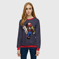 Свитшот женский Mario Chad, цвет: 3D-красный — фото 2