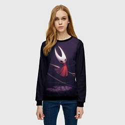 Свитшот женский Hollow Knight, цвет: 3D-черный — фото 2