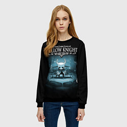 Свитшот женский Hollow Knight: Night, цвет: 3D-черный — фото 2