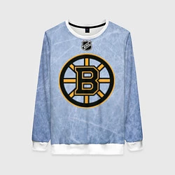 Свитшот женский Boston Bruins: Hot Ice, цвет: 3D-белый