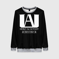 Свитшот женский UA HERO ACADEMY logo, цвет: 3D-меланж