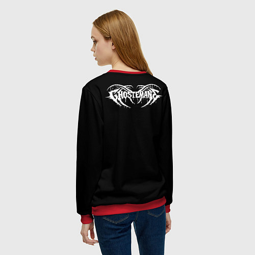 Женский свитшот GHOSTEMANE / 3D-Красный – фото 4