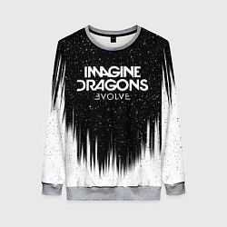 Свитшот женский IMAGINE DRAGONS, цвет: 3D-меланж