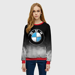 Свитшот женский BMW, цвет: 3D-красный — фото 2
