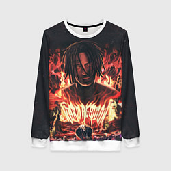 Свитшот женский KIZARU - Karmageddon, цвет: 3D-белый