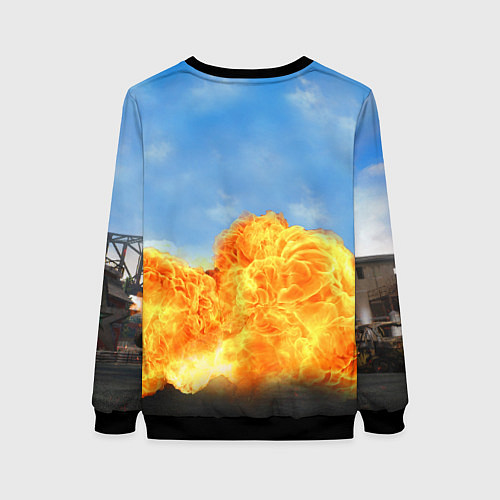 Женский свитшот PUBG / 3D-Черный – фото 2