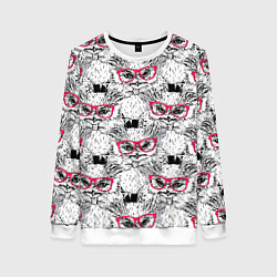 Женский свитшот Совы в очках