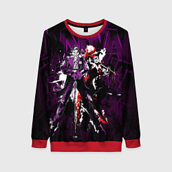Свитшот женский Harley and Joker, цвет: 3D-красный