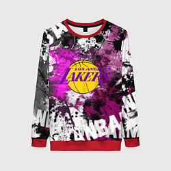 Свитшот женский Лос-Анджелес Лейкерс, Los Angeles Lakers, цвет: 3D-красный