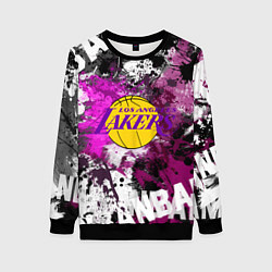 Свитшот женский Лос-Анджелес Лейкерс, Los Angeles Lakers, цвет: 3D-черный