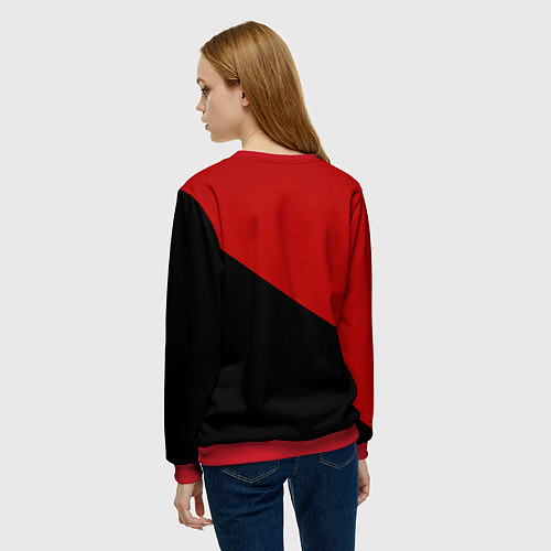 Женский свитшот Алиса / 3D-Красный – фото 4
