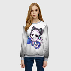 Свитшот женский UNDERTALE, цвет: 3D-меланж — фото 2