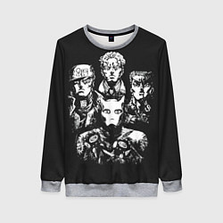Свитшот женский JoJo Bizarre Adventure, цвет: 3D-меланж