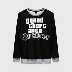 Свитшот женский GTA San Andreas, цвет: 3D-меланж
