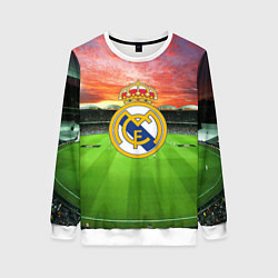 Свитшот женский FC Real Madrid, цвет: 3D-белый
