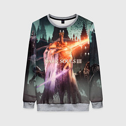 Свитшот женский Dark Souls 3 Pontiff Sulyvahn, цвет: 3D-меланж