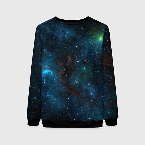 Женский свитшот NASA / 3D-Черный – фото 2