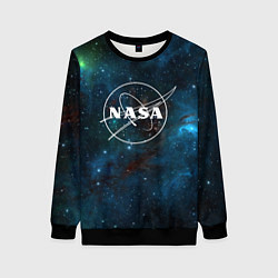 Свитшот женский NASA, цвет: 3D-черный