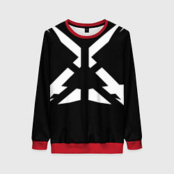 Свитшот женский MOZA, цвет: 3D-красный