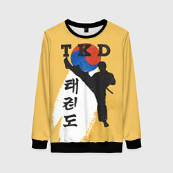 Свитшот женский TKD, цвет: 3D-черный