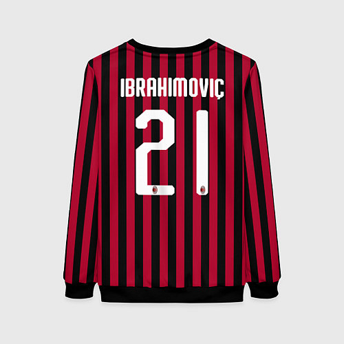 Женский свитшот Ibrahimovic home 19-20 / 3D-Черный – фото 2