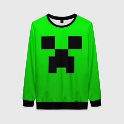 Свитшот женский MINECRAFT, цвет: 3D-черный