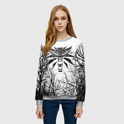 Свитшот женский ВЕДЬМАК, цвет: 3D-меланж — фото 2