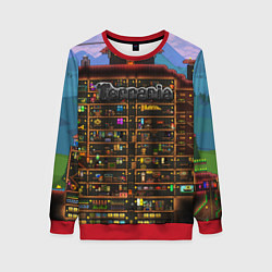 Свитшот женский TERRARIA, цвет: 3D-красный