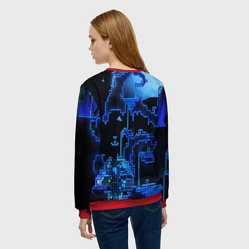 Женский свитшот Terraria / 3D-Красный – фото 4