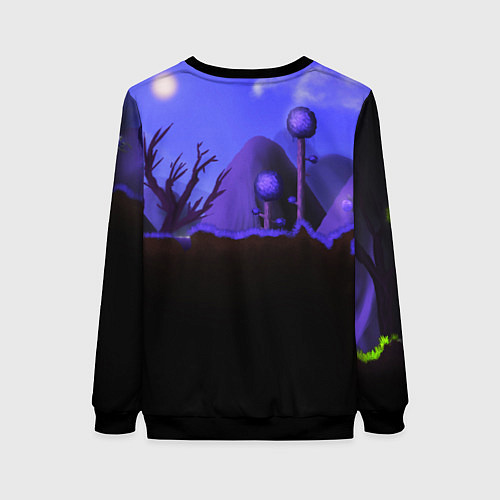 Женский свитшот TERRARIA / 3D-Черный – фото 2