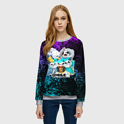 Свитшот женский UNDERTALE, цвет: 3D-меланж — фото 2