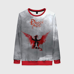 Свитшот женский Dragon Age, цвет: 3D-красный