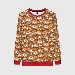 Женский свитшот Попки Корги