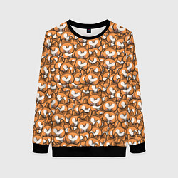 Женский свитшот Попки Корги