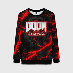 Свитшот женский DOOM ETERNAL, цвет: 3D-черный