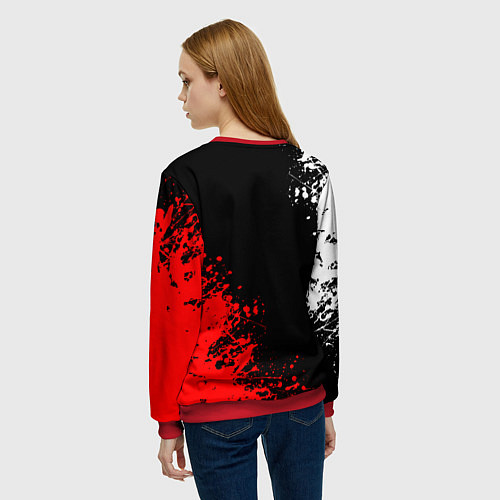 Женский свитшот PUBG / 3D-Красный – фото 4