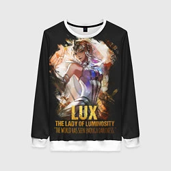 Свитшот женский Lux, цвет: 3D-белый