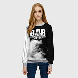 Свитшот женский ВДВ, цвет: 3D-меланж — фото 2