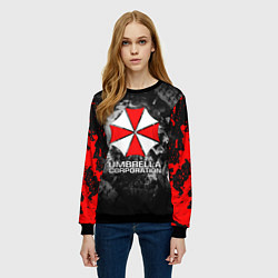 Свитшот женский UMBRELLA CORP, цвет: 3D-черный — фото 2