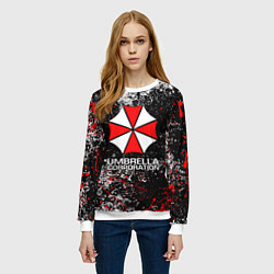 Свитшот женский UMBRELLA CORP, цвет: 3D-белый — фото 2
