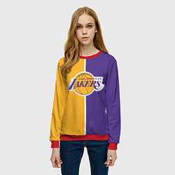 Свитшот женский LA LAKERS, цвет: 3D-красный — фото 2