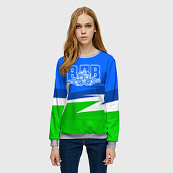 Свитшот женский ВДВ, цвет: 3D-меланж — фото 2