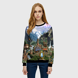 Свитшот женский HEROES, цвет: 3D-черный — фото 2